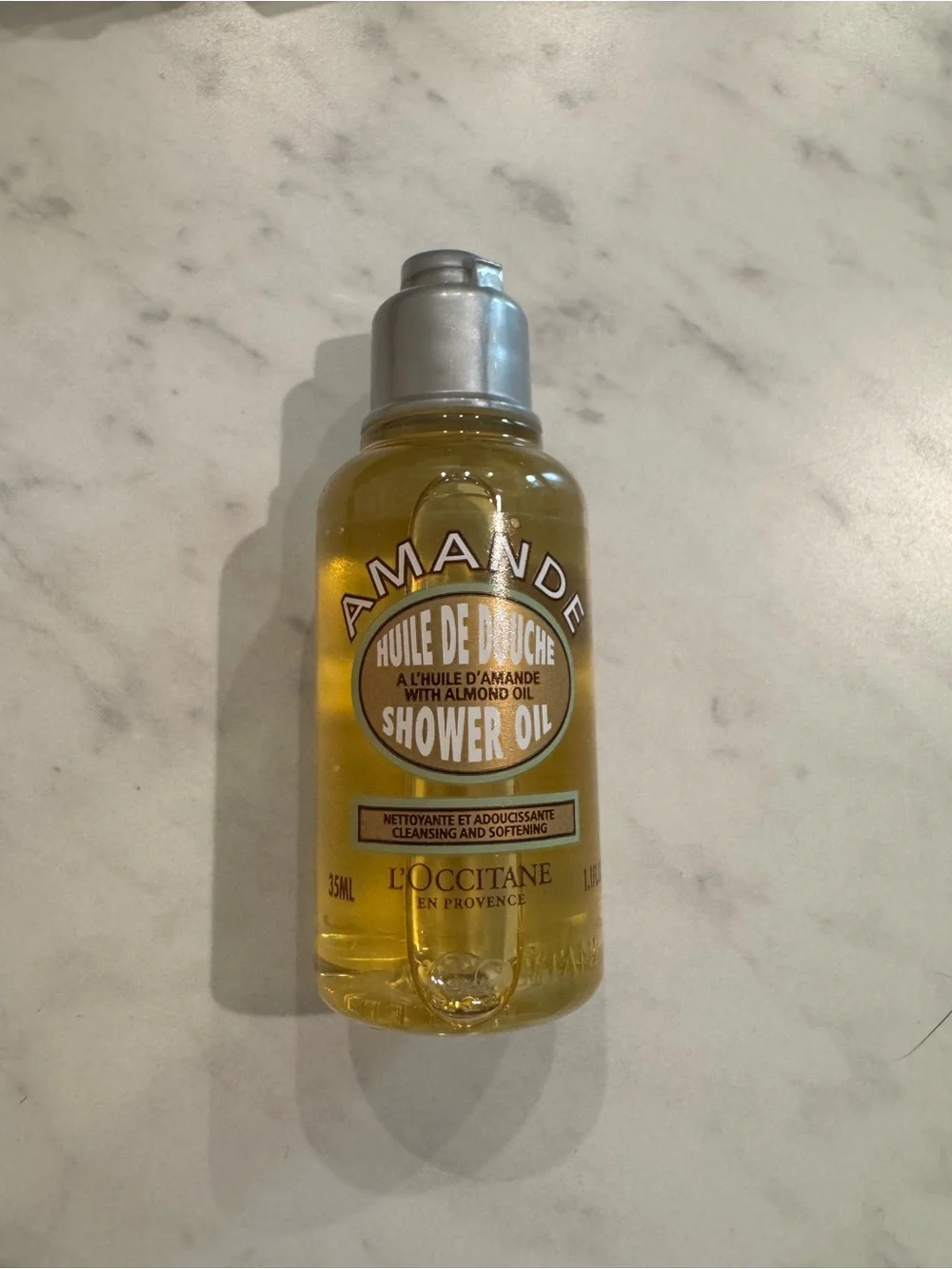 L'OCCITANE Almond Amande Shower Oil - Yellow Bottle